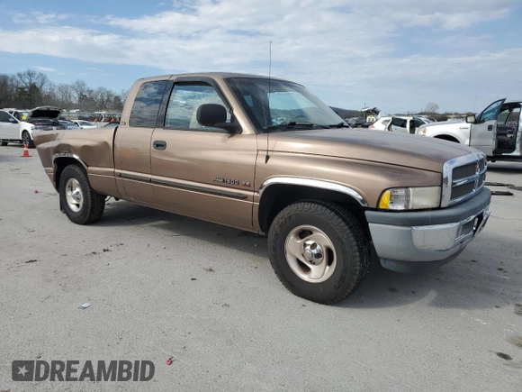 2000 Dodge 1500 with VIN 1B7HC13Z0YJ160752, listed as a Copart auction lot 50951705 with 132,590 mi miles and Salvage Title. Bid and sale history available at DreamBid. Image 4.