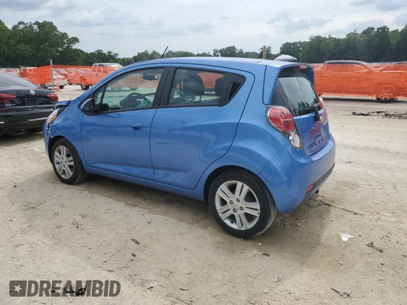 2015 Chevrolet Spark LS with VIN KL8CB6S96FC711594, listed as a Copart auction lot 55144845 with 20,296 mi miles and Salvage Title. Bid and sale history available at DreamBid. Image 2.