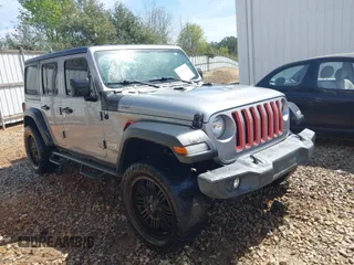 2020 Jeep Wrangler Unlimited Sport Altitude with VIN 1C4HJXDN8LW127059, listed as a IAAI auction lot 41821194 with 152,744 mi miles and . Bid and sale history available at DreamBid. Image 1.