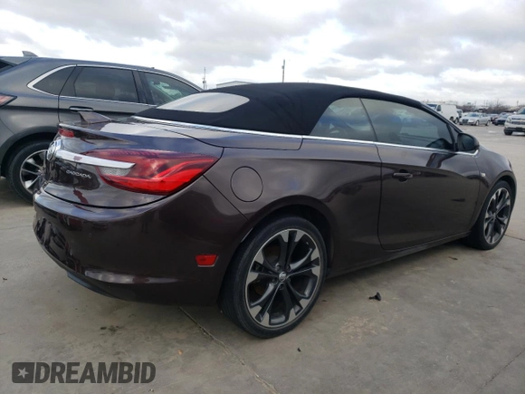2016 Buick Cascada Premium с VIN W04WT3N55GG076820, выставлен на аукционе Copart как лот 41423704 с пробегом 56 900 миль миль и Чистый • Clean title. История ставок и продаж доступна на DreamBid. Изображение 3.