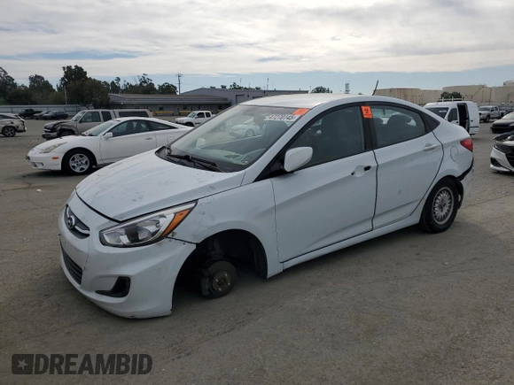 2017 Hyundai Accent SE with VIN KMHCT4AE6HU376532, listed as a Copart auction lot 47270745 with 133,725 mi miles and Salvage Title. Bid and sale history available at carsss.com. Image 1.