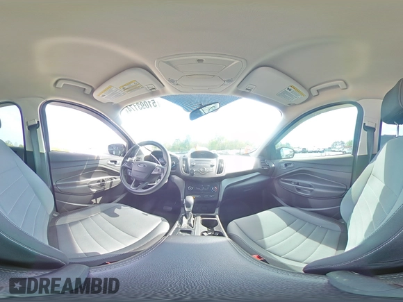 2017 Ford Escape S with VIN 1FMCU0F79HUB36083, listed as a Copart auction lot 51093174 with 59,928 mi miles and Salvage title. Bid and sale history available at DreamBid. Image 14.