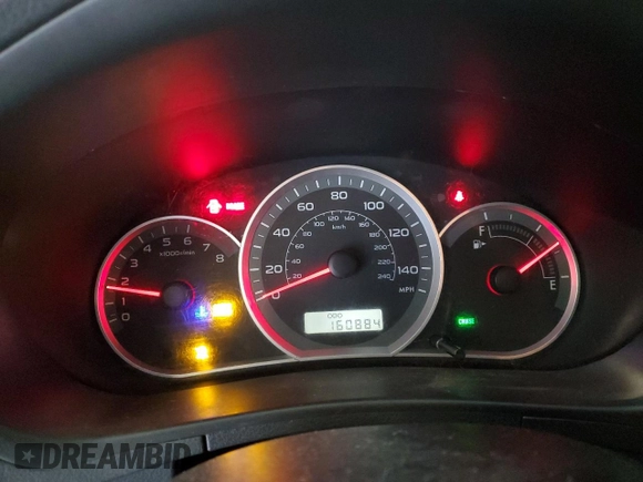 2008 Subaru Impreza Sedan (Natl) i w/Premium Pkg with VIN JF1GE61698G503203, listed as a Copart auction lot 87716435 with 160,884 mi miles and Salvage Title. Bid and sale history available at carsss.com. Image 9.