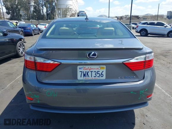 2013 Lexus ES 300h with VIN JTHBW1GG0D2020225, listed as a IAAI auction lot 41949955 with 100,052 mi miles and . Bid and sale history available at DreamBid. Image 16.