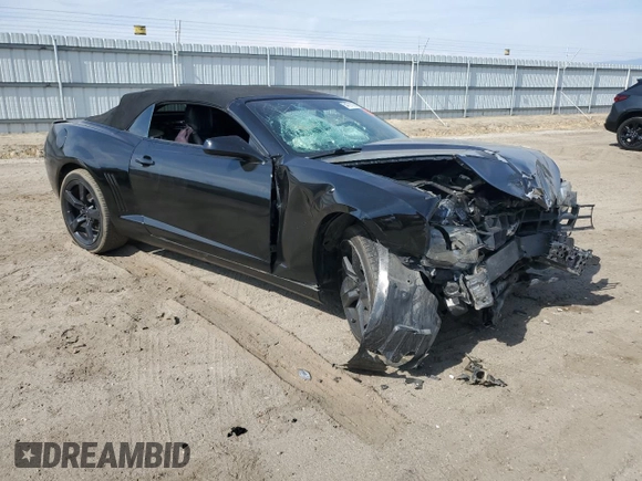 2013 Chevrolet Camaro LT with VIN 2G1FB3D35D9111495, listed as a Copart auction lot 54721035 with 197,673 mi miles and Salvage title. Bid and sale history available at DreamBid. Image 4.
