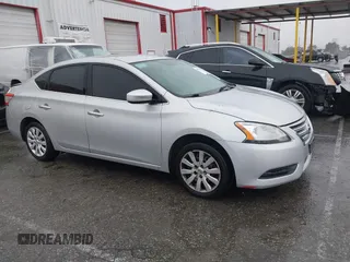 2014 Nissan Sentra S with VIN 3N1AB7AP0EY242497, listed as a IAAI auction lot 41573653 with 89,500 mi miles and . Bid and sale history available at DreamBid. Image 1.