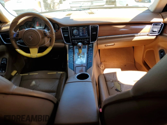 2010 Porsche Panamera S with VIN WP0AB2A78AL064146, listed as a Copart auction lot 52550264 with 120,199 mi miles and Salvage title. Bid and sale history available at DreamBid. Image 8.