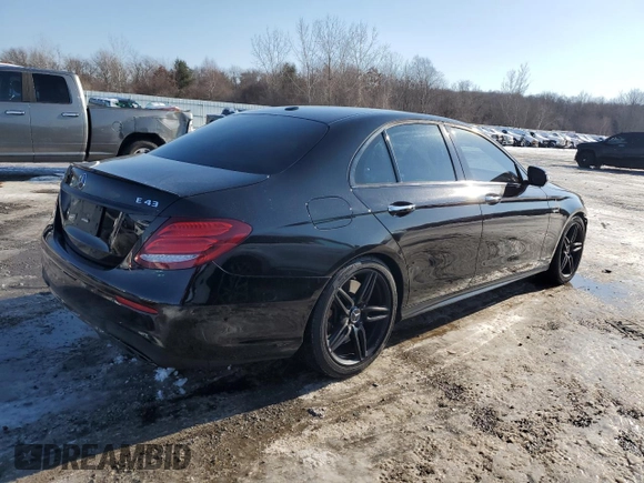 2017 Mercedes-Benz E-Class AMG E 43 with VIN WDDZF6EB8HA209906, listed as a Copart auction lot 42170265 with 88,824 mi miles and Salvage Title. Bid and sale history available at carsss.com. Image 3.