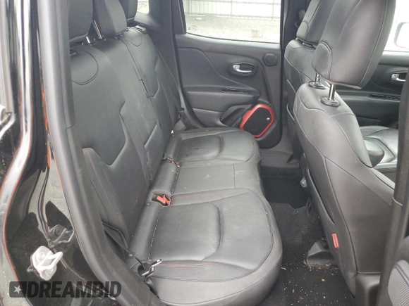2018 Jeep Renegade Trailhawk with VIN ZACCJBCB3JPH19015, listed as a Copart auction lot 51107615 with 57,517 mi miles and Salvage title. Bid and sale history available at DreamBid. Image 10.