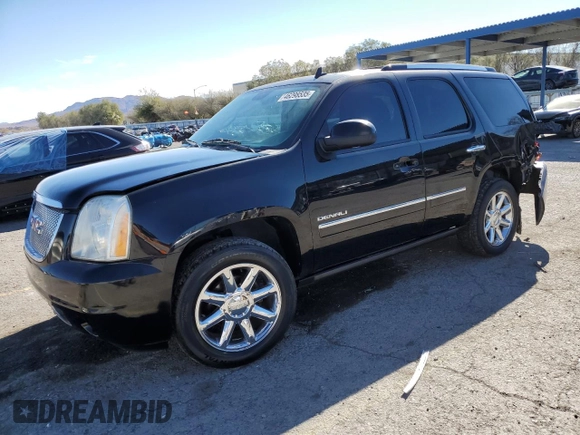2014 GMC Yukon Denali with VIN 1GKS2EEF3ER126843, listed as a Copart auction lot 46298535 with 72,297 mi miles and Salvage Title. Bid and sale history available at carsss.com. Image 1.