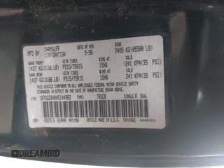 1999 Dodge Dakota SLT z VIN 1B7GG22X0XS104969, wystawiony jako IAAI lot #42493470 z przebiegiem 160 019 mil mil oraz . Historia ofert i sprzedaży dostępna na DreamBid. Obrazek 9.