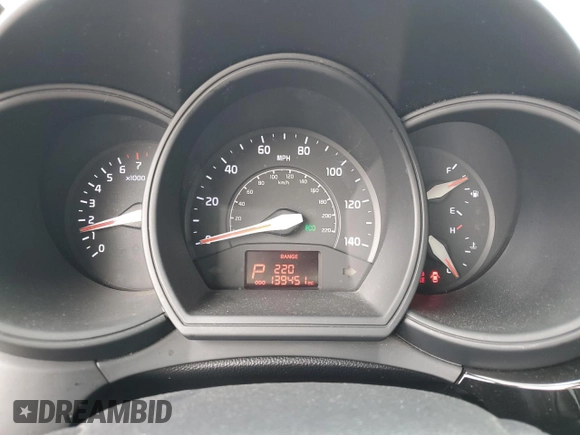 2016 Kia Rio LX with VIN KNADM4A3XG6677356, listed as a Copart auction lot 54021065 with 139,451 mi miles and Salvage Title. Bid and sale history available at carsss.com. Image 9.