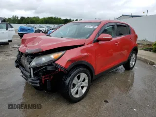 2012 Kia Sportage LX with VIN KNDPB3A21C7287919, listed as a Copart auction lot 61165585 with 143,671 mi miles and Non repairable. Bid and sale history available at DreamBid. Image 1.