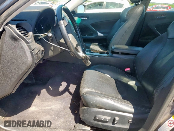 2012 Lexus IS 250 z VIN JTHCF5C29C2035648, wystawiony jako Copart lot #54065265 z przebiegiem 175 035 mil mil oraz Szkoda całkowita • Salvage title. Historia ofert i sprzedaży dostępna na DreamBid. Obrazek 7.
