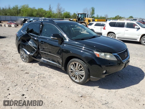 2012 Lexus RX 350 with VIN JTJZK1BA2C2412732, listed as a Copart auction lot 52936145 with 143,914 mi miles and Salvage Title. Bid and sale history available at DreamBid. Image 4.