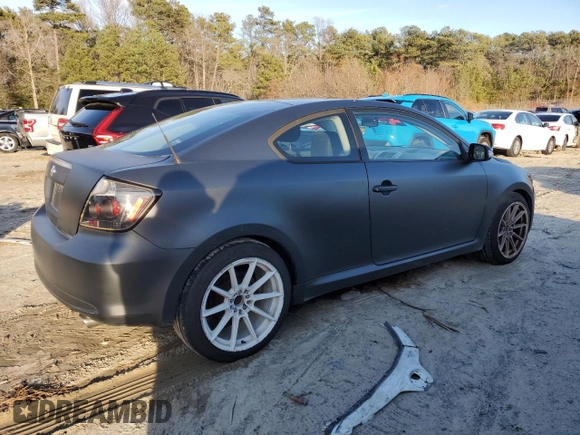 2005 Scion tC with VIN JTKDE177850037762, listed as a Copart auction lot 86132014 with 165,009 mi miles and Salvage Title. Bid and sale history available at carsss.com. Image 3.
