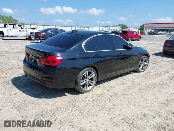 2018 BMW 3 Series 330i with VIN WBA8B9G58JNV00184, listed as a IAAI auction lot 42136004 with 109,896 mi miles. Bid and sale history available at carsss.com. Image 4.