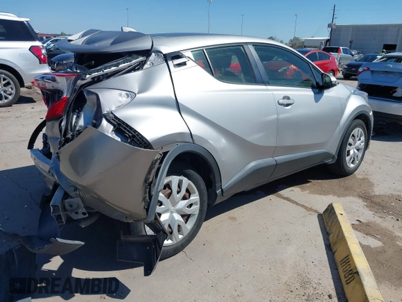 2019 Toyota C-HR XLE with VIN JTNKHMBX9K1024048, listed as a IAAI auction lot 41775374 with 38,909 mi miles. Bid and sale history available at carsss.com. Image 4.