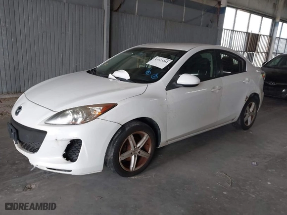 2013 Mazda Mazda3 i SV with VIN JM1BL1TF2D1776071, listed as a IAAI auction lot 41625362 with 174,009 mi miles. Bid and sale history available at carsss.com. Image 6.