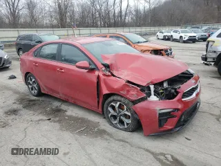 2021 Kia Forte LXS with VIN 3KPF24AD8ME411544, listed as a Copart auction lot 47969975 with 40,040 mi miles and Salvage Title. Bid and sale history available at carsss.com. Image 4.