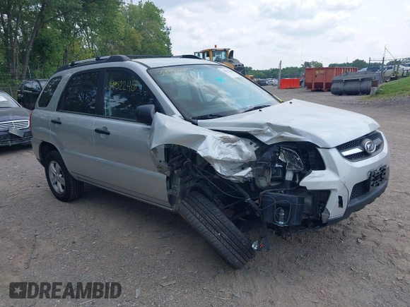 2009 Kia Sportage LX with VIN KNDJF724997633726, listed as a IAAI auction lot 39952246 with 201,090 mi miles and . Bid and sale history available at DreamBid. Image 1.