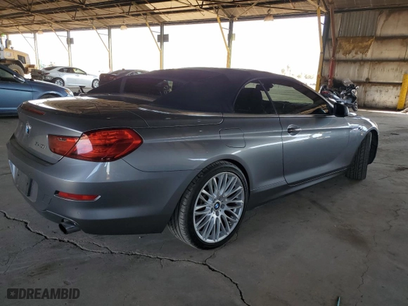 2012 BMW 6 Series 640i with VIN WBALW7C5XCDX58126, listed as a Copart auction lot 46287855 with 154,413 mi miles and Clean Title. Bid and sale history available at carsss.com. Image 3.