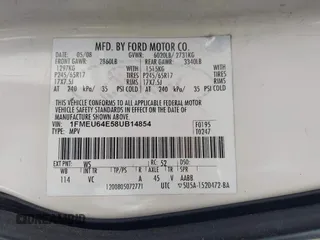 2008 Ford Explorer Eddie Bauer с VIN 1FMEU64E58UB14854, выставлен на аукционе IAAI как лот 41974431 с пробегом 251 864 миль миль и . История ставок и продаж доступна на DreamBid. Изображение 9.