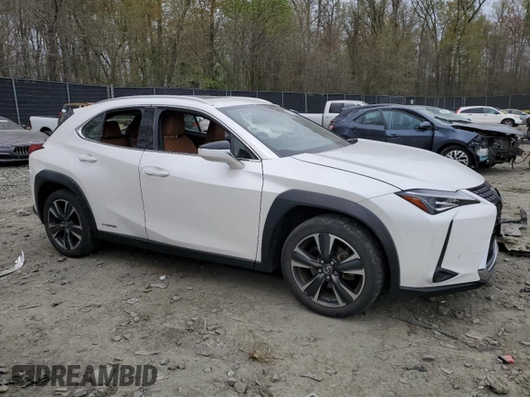2019 Lexus UX 250h с VIN JTHU9JBH7K2008201, выставлен на аукционе Copart как лот 52631115 с пробегом 37 395 миль миль и Списание • Salvage title. История ставок и продаж доступна на DreamBid. Изображение 4.