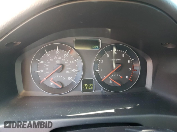2008 Volvo C70 with VIN YV1MC67218J049615, listed as a Copart auction lot 53658665 with 195,149 mi miles and Salvage Title. Bid and sale history available at carsss.com. Image 9.