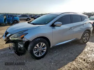 2018 Nissan Murano SL z VIN 5N1AZ2MG7JN139782, wystawiony jako Copart lot #59037605 z przebiegiem 118 375 mil mil oraz Szkoda całkowita • Salvage title. Historia ofert i sprzedaży dostępna na DreamBid. Obrazek 1.