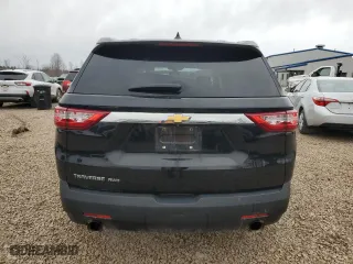 2020 Chevrolet Traverse LS with VIN 1GNEVFKWXLJ169038, listed as a Copart auction lot 50458755 with 110,147 mi miles and Salvage Title. Bid and sale history available at carsss.com. Image 6.