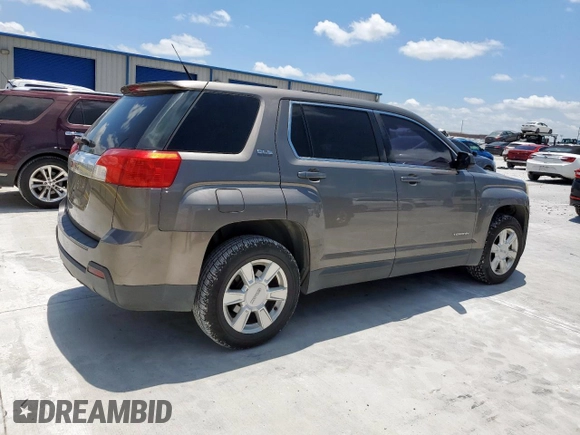 2011 GMC Terrain SLE-1 with VIN 2CTALMEC6B6246751, listed as a Copart auction lot 62126635 with 151,256 mi miles and Salvage title. Bid and sale history available at DreamBid. Image 3.
