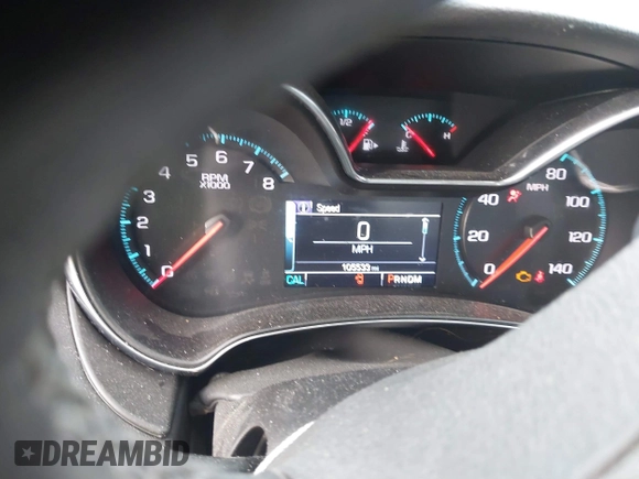 2017 Chevrolet Impala LT with VIN 2G1105S32H9159346, listed as a IAAI auction lot 39502282 with 105,533 mi miles and . Bid and sale history available at DreamBid. Image 7.