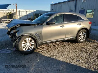 2014 Infiniti QX70 with VIN JN8CS1MU8EM451532, listed as a Copart auction lot 41622955 with 103,578 mi miles and Clean Title. Bid and sale history available at DreamBid. Image 1.