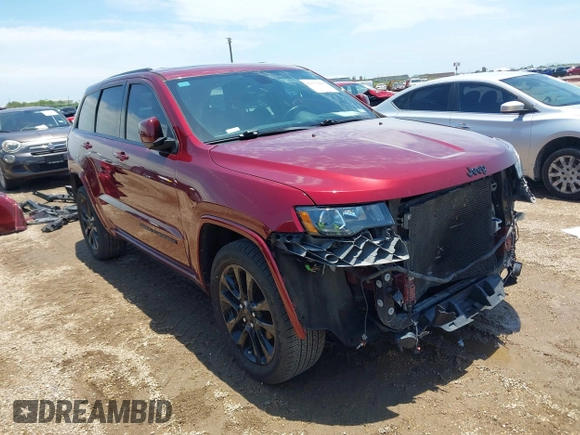 2019 Jeep Grand Cherokee Altitude with VIN 1C4RJFAG1KC619257, listed as a IAAI auction lot 42352249 with 72,562 mi miles and . Bid and sale history available at DreamBid. Image 1.