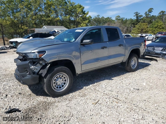 2024 Chevrolet Colorado 2WD Work Truck with VIN 1GCGSBECXR1292951, listed as a Copart auction lot 46615655 with 7,351 mi miles and Salvage Title. Bid and sale history available at carsss.com. Image 1.
