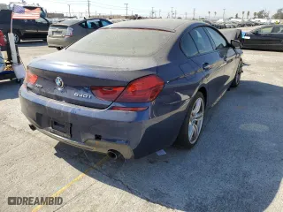 2016 BMW 6 Series 640i xDrive with VIN WBA6D2C55GGT65564, listed as a Copart auction lot 62801502 with 0 mi miles. Bid and sale history available at carsss.com. Image 4.