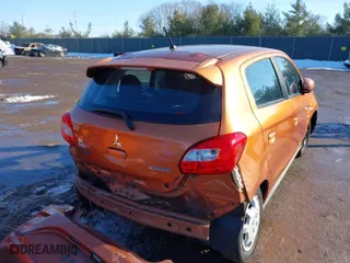 2017 Mitsubishi Mirage ES with VIN ML32A3HJ1HH013117, listed as a IAAI auction lot 41628194 with 80,377 mi miles. Bid and sale history available at carsss.com. Image 4.