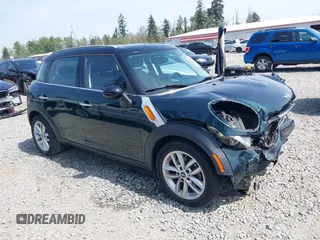 2013 MINI Countryman with VIN WMWZB3C53DWR36236, listed as a IAAI auction lot 42107383 with 76,742 mi miles and . Bid and sale history available at DreamBid. Image 1.