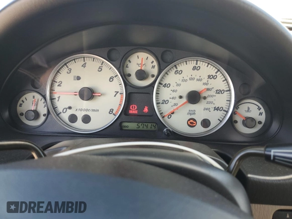 2003 Mazda MX-5 Miata Cloth z VIN JM1NB353430301685, wystawiony jako Copart lot #48756715 z przebiegiem 57 414 mil mil oraz Szkoda całkowita • Salvage title. Historia ofert i sprzedaży dostępna na DreamBid. Obrazek 9.
