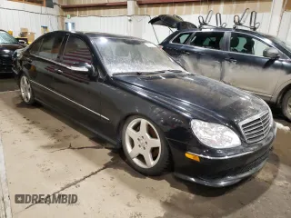 2004 Mercedes-Benz S 430 with VIN WDBNG83J14A427691, listed as a Copart auction lot 49355755 with 25,897 mi miles and Salvage Title. Bid and sale history available at DreamBid. Image 4.