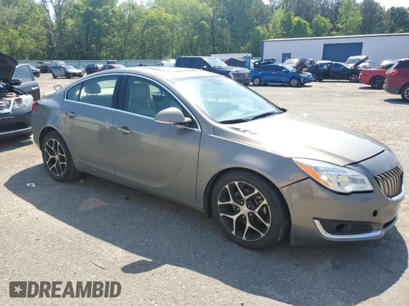 2017 Buick Regal Sport Touring with VIN 2G4GL5EX1H9175816, listed as a Copart auction lot 52460045 with 107,788 mi miles and Salvage title. Bid and sale history available at DreamBid. Image 4.
