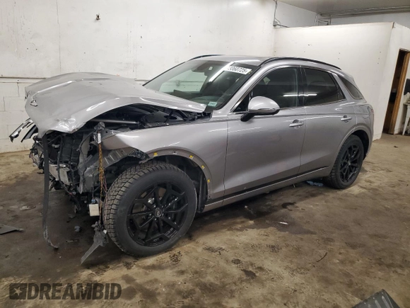 2022 Genesis GV70 Sport z VIN KMUMCDTC5NU041548, wystawiony jako Copart lot #43060725 z przebiegiem Nie podano mil oraz Szkoda całkowita • Salvage title. Historia ofert i sprzedaży dostępna na DreamBid. Obrazek 1.