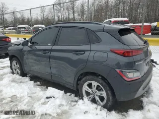 2023 Hyundai Kona SEL with VIN KM8K32AB3PU063636, listed as a Copart auction lot 44851405 with 19,470 mi miles and Salvage Title. Bid and sale history available at carsss.com. Image 2.