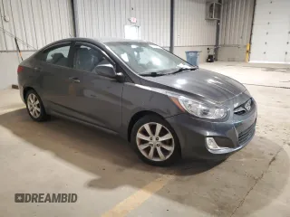 2012 Hyundai Accent GLS z VIN KMHCU4AE9CU186858, wystawiony jako Copart lot #59918965 z przebiegiem 83 592 mil mil oraz Czysty tytuł • Clean title. Historia ofert i sprzedaży dostępna na DreamBid. Obrazek 4.
