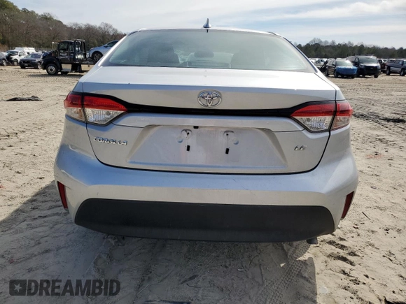 2023 Toyota Corolla LE with VIN 5YFB4MDE0PP001952, listed as a Copart auction lot 48400835 with 52,060 mi miles and Salvage Title. Bid and sale history available at DreamBid. Image 6.