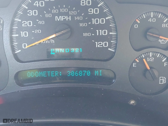 2003 Chevrolet Silverado 1500 LS with VIN 1GCEK19T83Z253084, listed as a IAAI auction lot 41500712 with 306,870 mi miles. Bid and sale history available at carsss.com. Image 16.