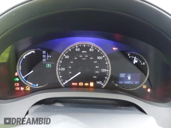 2014 Lexus CT 200h Hybrid with VIN JTHKD5BH0E2173721, listed as a IAAI auction lot 41798469 with 124,337 mi miles. Bid and sale history available at carsss.com. Image 7.