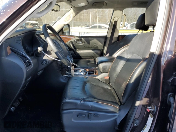 2020 Nissan Armada SL with VIN JN8AY2NCXL9619950, listed as a Copart auction lot 87454064 with 112,086 mi miles and Salvage Title. Bid and sale history available at carsss.com. Image 7.