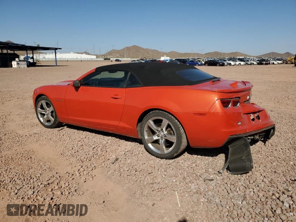 2013 Chevrolet Camaro LT z VIN 2G1FC3D3XD9222136, wystawiony jako Copart lot #48553255 z przebiegiem 51 626 mil mil oraz Szkoda całkowita • Salvage title. Historia ofert i sprzedaży dostępna na DreamBid. Obrazek 2.